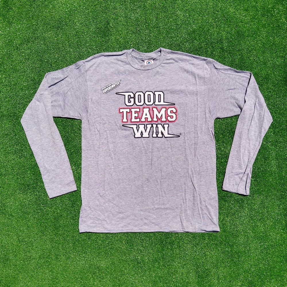 Good Teams Win/Great Teams Cover SuperContest Las Vegas NFL L/S Shirt Med NWT